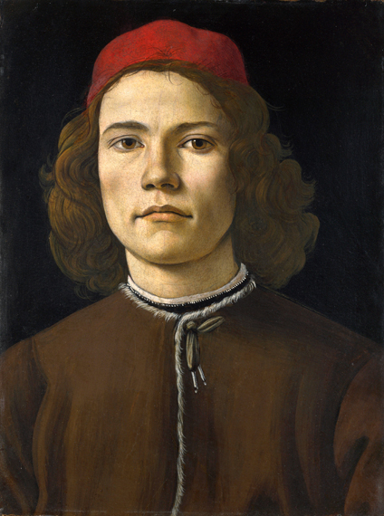 Portrait of a young man by Sandro Botticelli