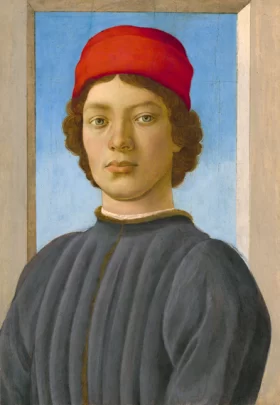 Portrait of a Youth 1485 by Sandro Botticelli