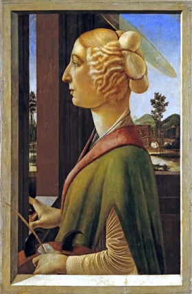 Portrait of a lady 1472 by Sandro Botticelli