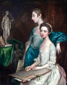 Portrait of the Artist's Daughters by Thomas Gainsborough Portrait of the Artist's Daughters by Thomas Gainsborough
