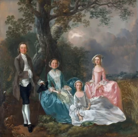 The Gravenor Family 1754 by Thomas Gainsborough The Gravenor Family 1754 by Thomas Gainsborough