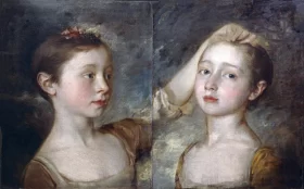 The Painter's Two Daughters 1758 by Thomas Gainsborough The Painter's Two Daughters 1758 by Thomas Gainsborough