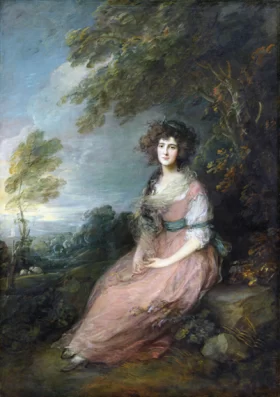 Mrs. Richard Brinsley Sheridan by Thomas Gainsborough Mrs. Richard Brinsley Sheridan by Thomas Gainsborough
