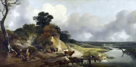 Landscape with a View of a Distant Village by Thomas Gainsborough Landscape with a View of a Distant Village by Thomas Gainsborough
