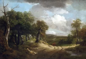 Rest by the Way 1747 by Thomas Gainsborough Rest by the Way 1747 by Thomas Gainsborough
