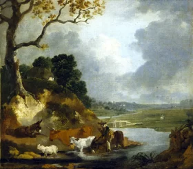 Crossing the Ford by Thomas Gainsborough Crossing the Ford by Thomas Gainsborough
