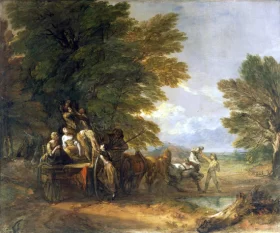 The Harvest Wagon by Thomas Gainsborough
