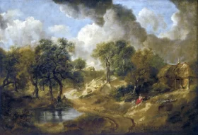 Landscape in Suffolk by Thomas Gainsborough