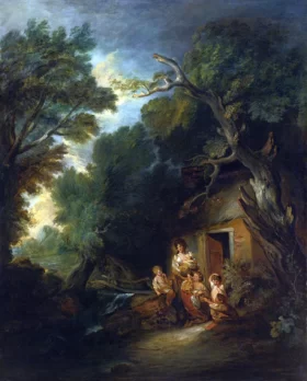 The Cottage Door by Thomas Gainsborough