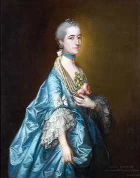 Ann Leyborne Leyborne 1763 by Thomas Gainsborough