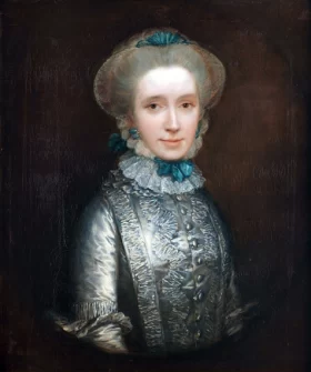Portrait of Lady Caroline Draper by Thomas Gainsborough