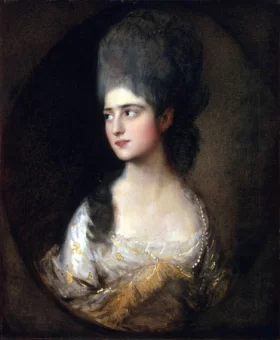 Portrait of Miss Elizabeth Linley (later Mrs. Richard Brinsley Sheridan) 1775 by Thomas Gainsborough