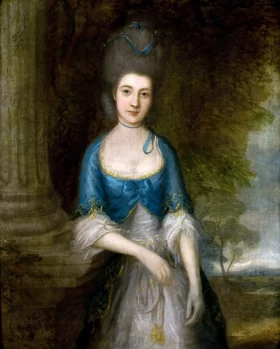 Portrait of Mrs. Robinson (Elizabeth Fortescue) 1770 by Thomas Gainsborough
