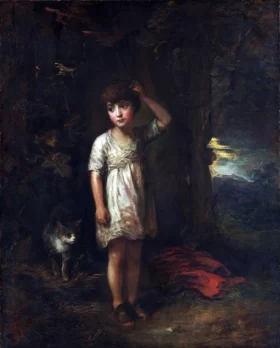 A Boy with a Cat-Morning 1787 by Thomas Gainsborough A Boy with a Cat-Morning 1787 by Thomas Gainsborough
