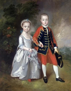 Portrait of Two Children of the Bathurst Family by Thomas Gainsborough Portrait of Two Children of the Bathurst Family by Thomas Gainsborough