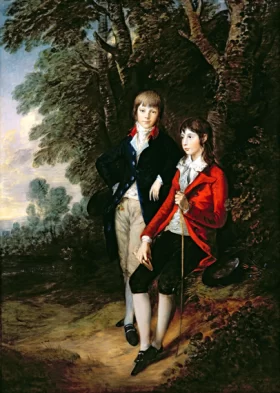 Edward and Thomas Tomkinson 1784 by Thomas Gainsborough Edward and Thomas Tomkinson 1784 by Thomas Gainsborough