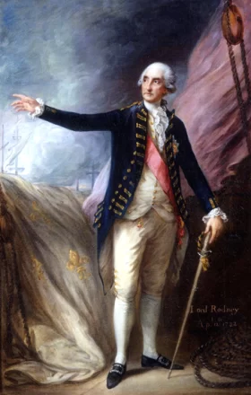 Admiral of the White, Lord George Brydges Rodney by Thomas Gainsborough Admiral of the White, Lord George Brydges Rodney by Thomas Gainsborough