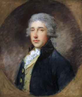 Portrait of Sir Richard Brinsley Sheridan 1785 by Thomas Gainsborough