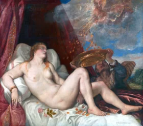 Danae by Titian Vecellio