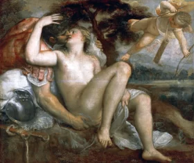 Mars, Venus and Amor 1530 by Titian Vecellio