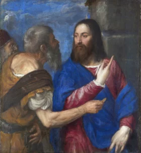 The Tribute Money 1540 by Titian Vecellio