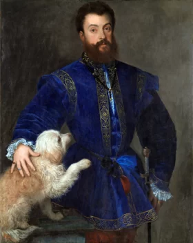 Federico Gonzaga, Ist Duke of Mantua 1529 by Titian Vecellio