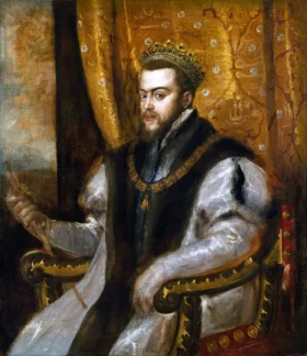 King Philip II of Spain by Titian Vecellio
