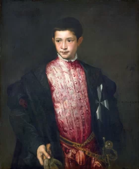 Ranuccio Farnese 1542 by Titian Vecellio