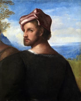 Head of a Man 1509 by Titian Vecellio