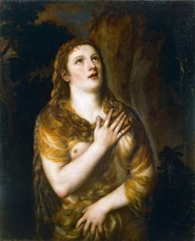 Mary Magdalene 1540 by Titian Vecellio