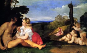 The Three Ages of Man 1512 by Titian Vecellio