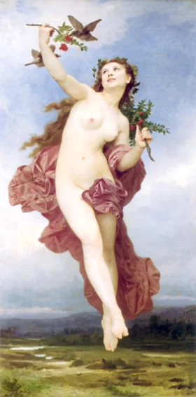 Hemera 1881 by William-Adolphe Bouguereau Hemera 1881 by William-Adolphe Bouguereau