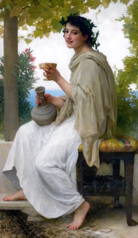 Bacchante 1894 by William-Adolphe Bouguereau Bacchante 1894 by William-Adolphe Bouguereau