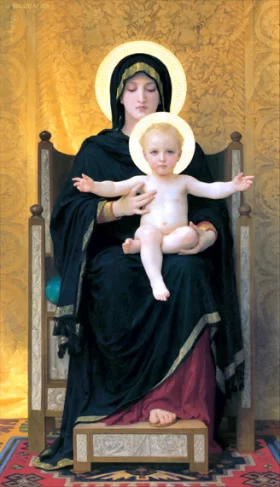 Virgin and Child by William-Adolphe Bouguereau Virgin and Child by William-Adolphe Bouguereau