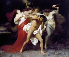 Orestes Pursued by the Furies by William-Adolphe Bouguereau Orestes Pursued by the Furies by William-Adolphe Bouguereau