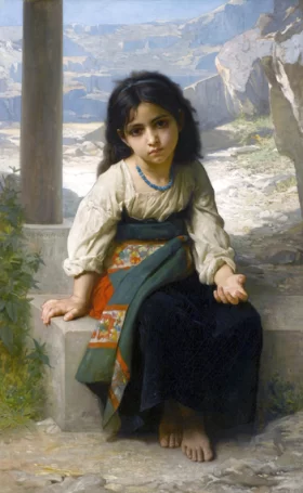 The Little Beggar by William-Adolphe Bouguereau The Little Beggar by William-Adolphe Bouguereau