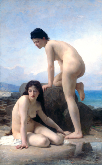 The Bathers 1884 by William-Adolphe Bouguereau