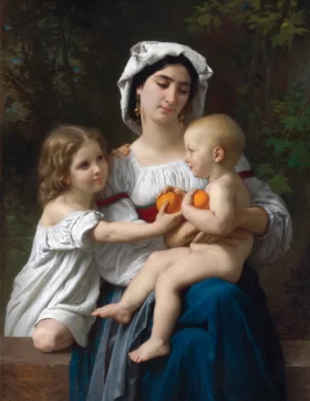 Les Oranges by William-Adolphe Bouguereau Les Oranges by William-Adolphe Bouguereau