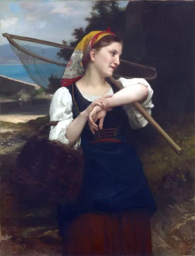Daughter of Fisherman 1872 by William-Adolphe Bouguereau