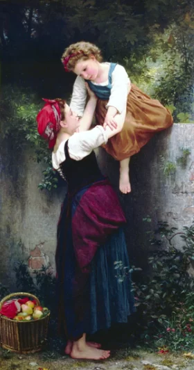 Little Thieves 1872 by William-Adolphe Bouguereau Little Thieves 1872 by William-Adolphe Bouguereau