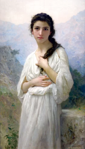 Meditation (1901) by William-Adolphe Bouguereau