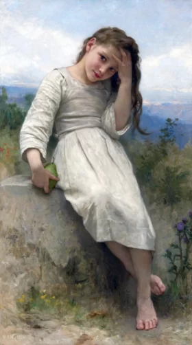 La Petite Maraudeuse by William-Adolphe Bouguereau La Petite Maraudeuse by William-Adolphe Bouguereau