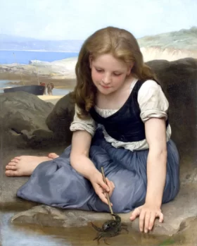 Le Crabe by William-Adolphe Bouguereau Le Crabe by William-Adolphe Bouguereau