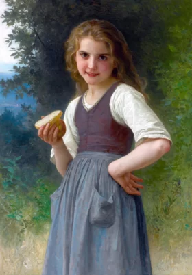 Le Goûter Aux Champs by William-Adolphe Bouguereau Le Goûter Aux Champs by William-Adolphe Bouguereau