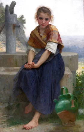 The Broken Pitcher 1891 by William-Adolphe Bouguereau