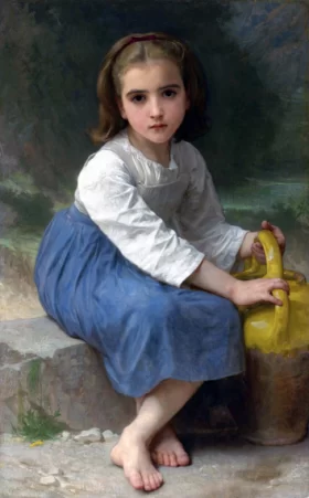 Jeune Fille à La Cruche by William-Adolphe Bouguereau