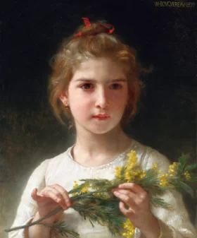 Mimosa by William-Adolphe Bouguereau