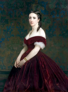 Portrait of the Viscountess of Chabrol 1866 by William-Adolphe Bouguereau