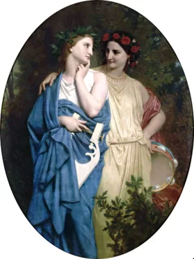 Philomela and Procne 1861 by William-Adolphe Bouguereau