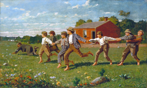 Snap the Whip 1872 by Winslow Homer